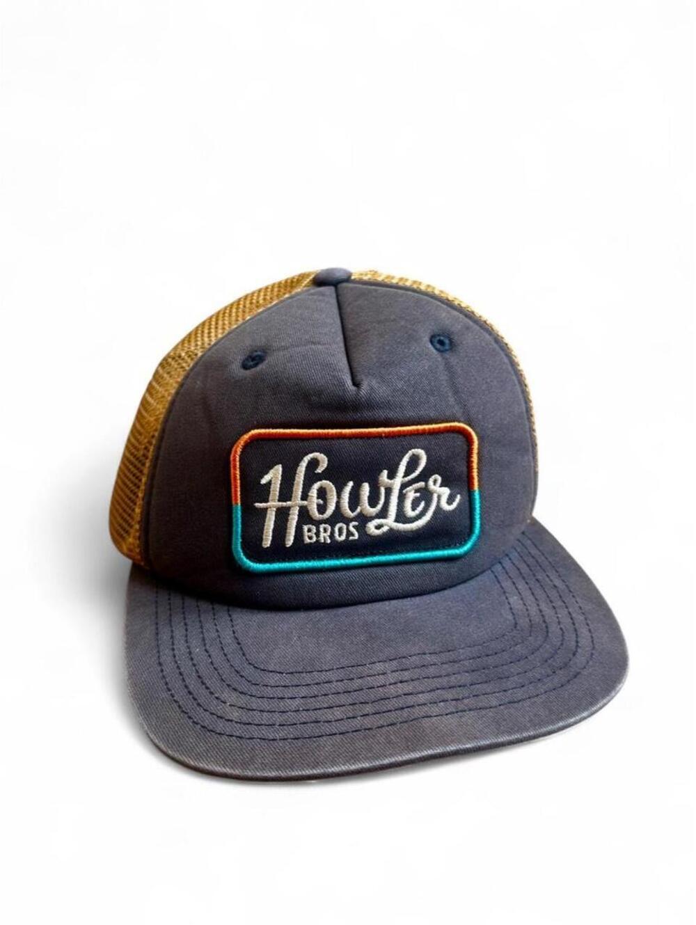 Howler Bros trucker cap SnapBack navy & beige mesh classic
